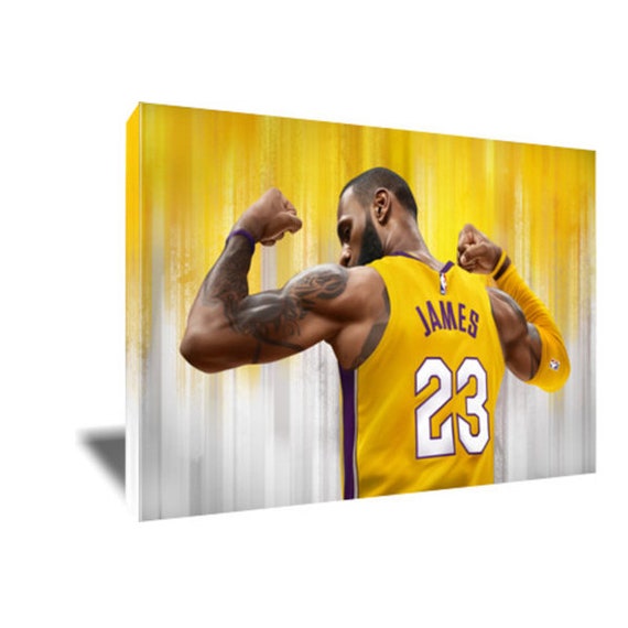 Cleveland Cavaliers LEBRON JAMES Beast Poster Painting Photo on CANVAS Wall Art