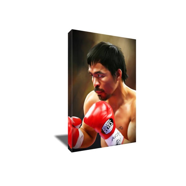 FREE SHIPPING Manny PACMAN Pacquiao Boxing Icon Canvas Art