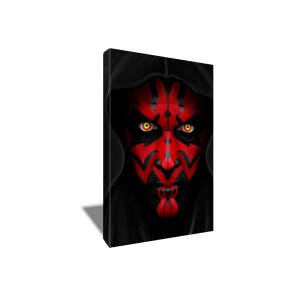 FREE SHIPPING Darth Maul The Phantom Menace Poster Photo Painting Artwork on Canvas Art