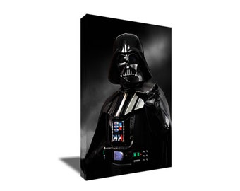 FREE SHIPPING Darth Vader Force Choke Photo Painting Poster Artwork on Canvas Wall Art Print