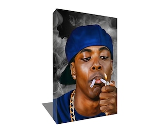 FREE SHIPPING Chris Tucker in Friday as Smokey Movie Poster Photo Painting Artwork on Canvas Wall Art