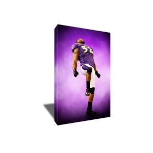 FREE SHIPPING Baltimore Ravens Legend Ray Lewis Poster Photo Painting Artwork on Canvas Wall Art
