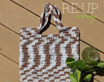 Recycled Plastic Plarn Market Tote Crochet Pattern