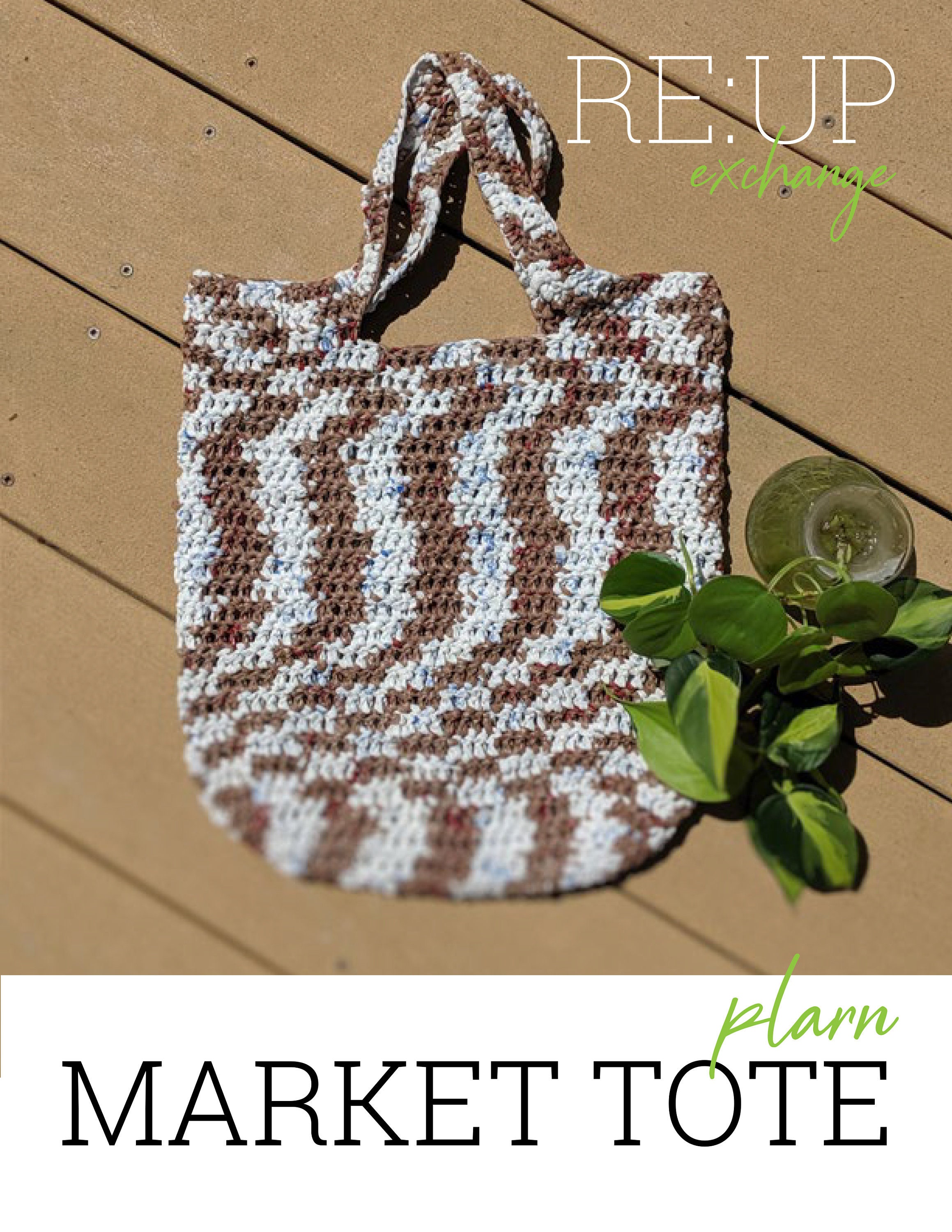 Cutest Plarn Beach/Grocery Bag pattern by Jennifer Foyer | Plastic bag  crochet, Grocery bag pattern, Free crochet bag