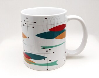 Mid Century Modern Mug- Pattern 3