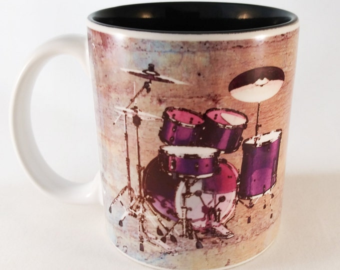 Mug - Two Drum Sets on Concrete
