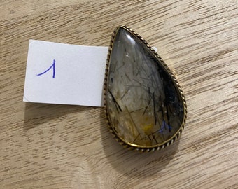 natural stone Quartz Tourmalinated