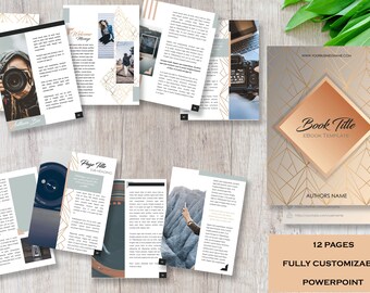 Selena Ebook Template | 12 Pre-Designed Pages | Fully Customizable | PowerPoint