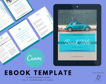 Zonique Ebook Template | 13 Pre-Designed Pages | Fully Customizable | Canva