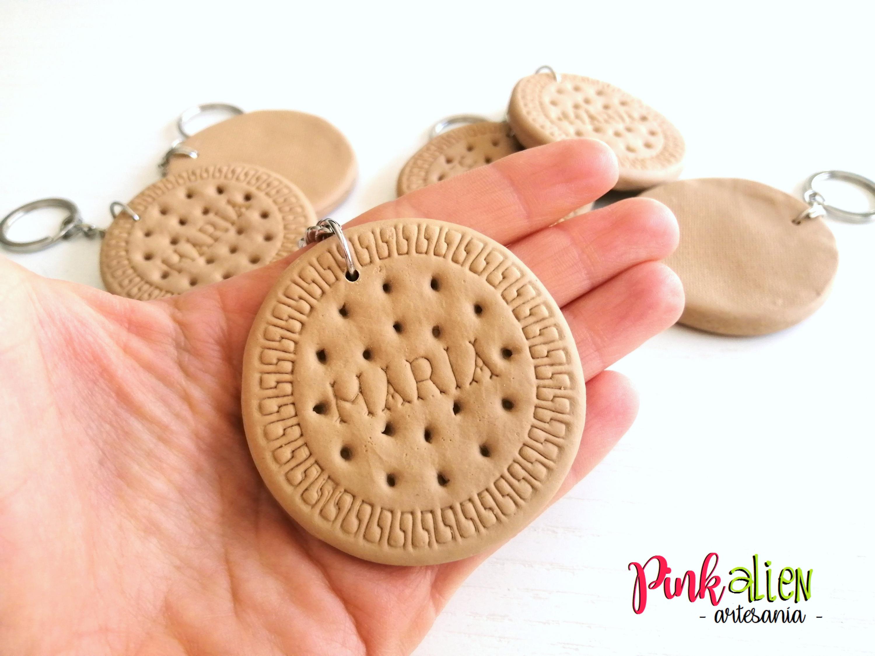 Cookie Keychains. Various Styles. Handmade With Clay. Lotus