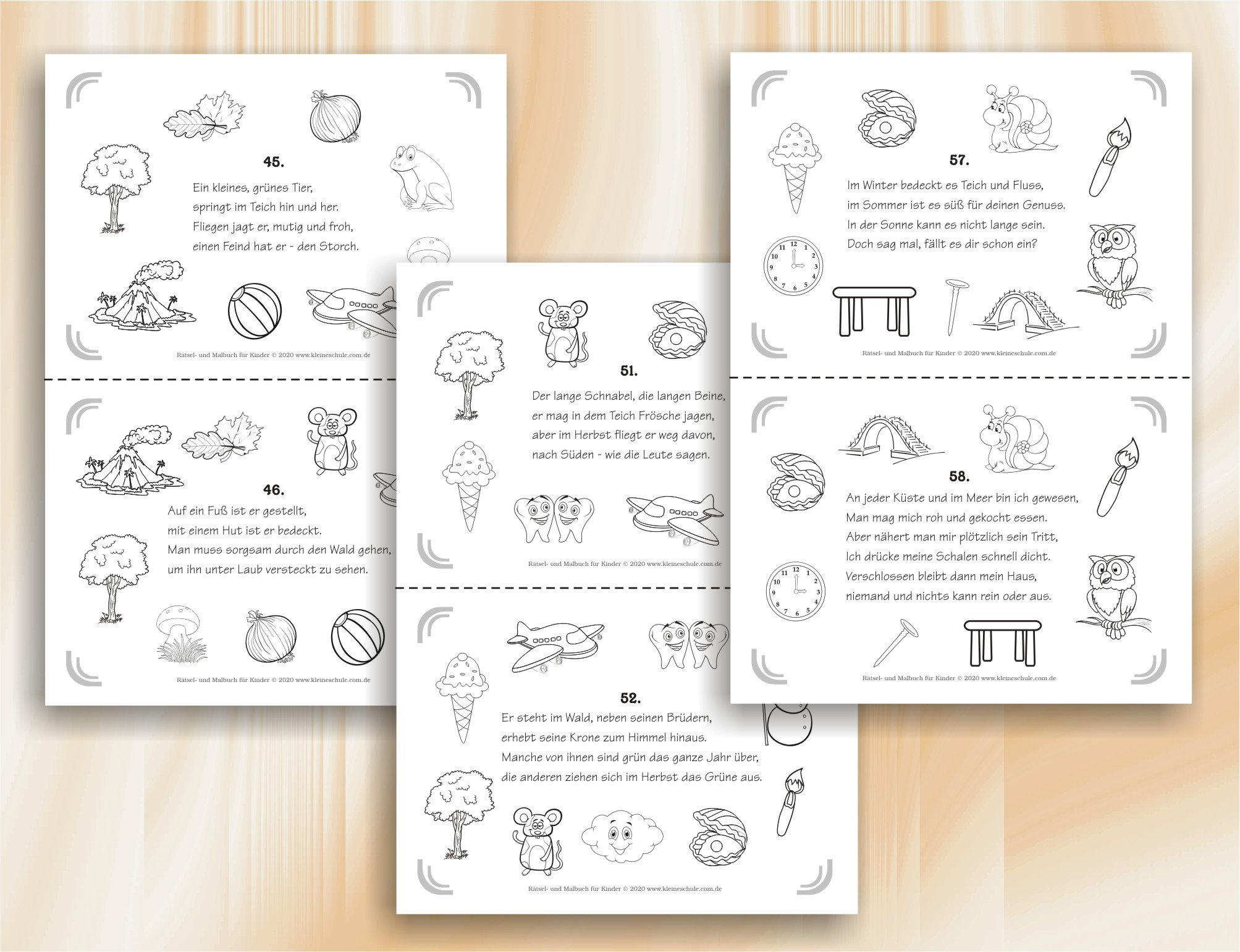 Rätsel- und Malbuch für Kinder - 84 Rätsel für Kinder | 40 Seiten mit