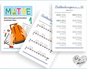Mathe-Arbeitsblätter für die Grundschule 1. Klasse als PDF zum Ausdrucken