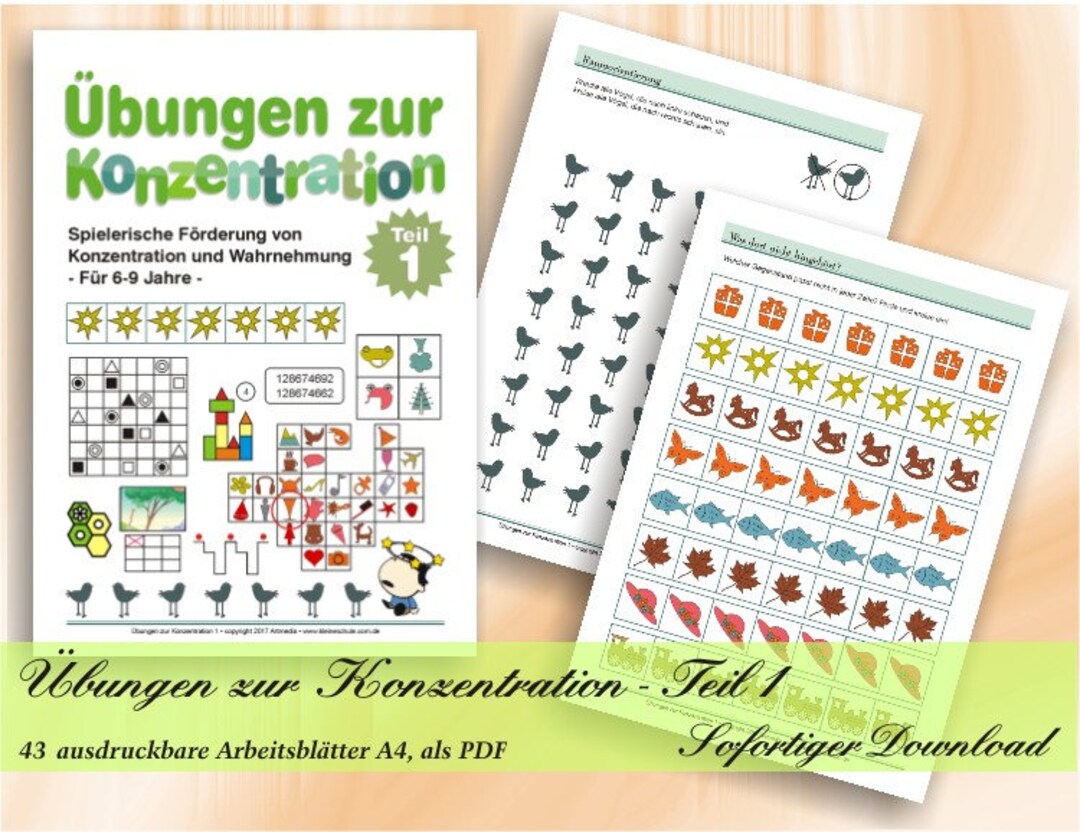 Übungen zur Konzentration - Teil 1 | Spielerische Förderung von