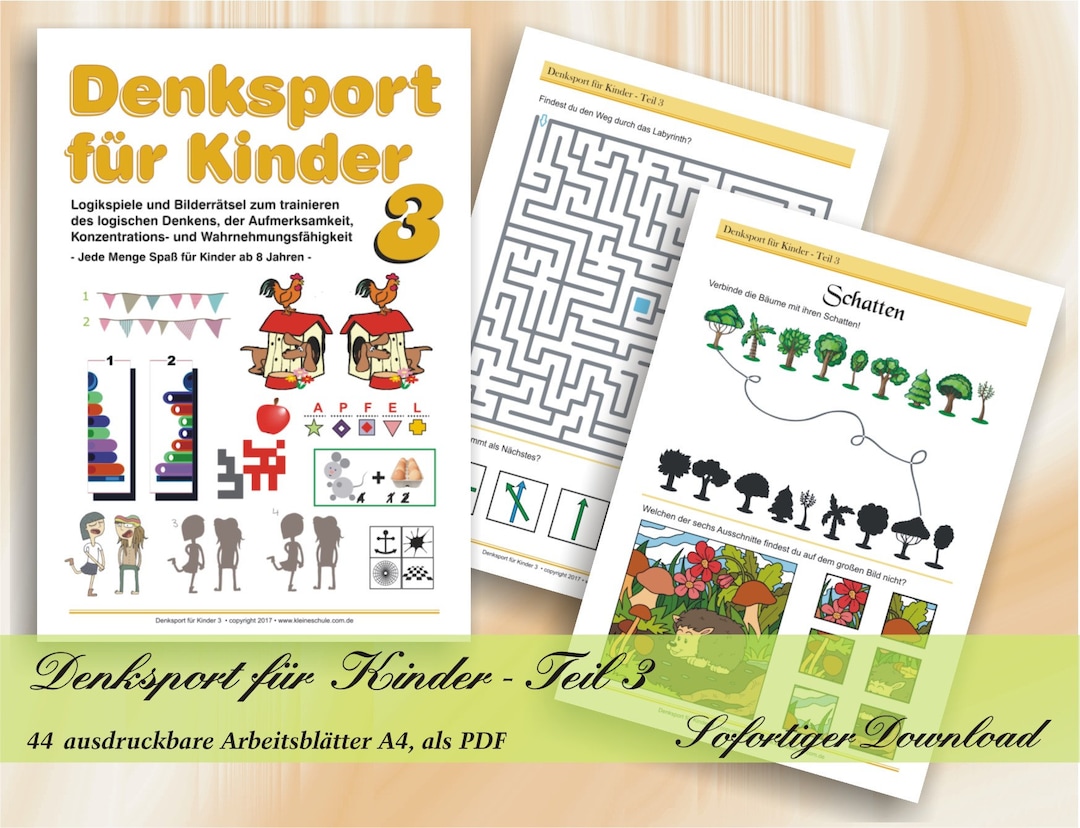 Denksport Für Kinder - Teil 3 | Übungen Zur Verbesserung Des Logischen