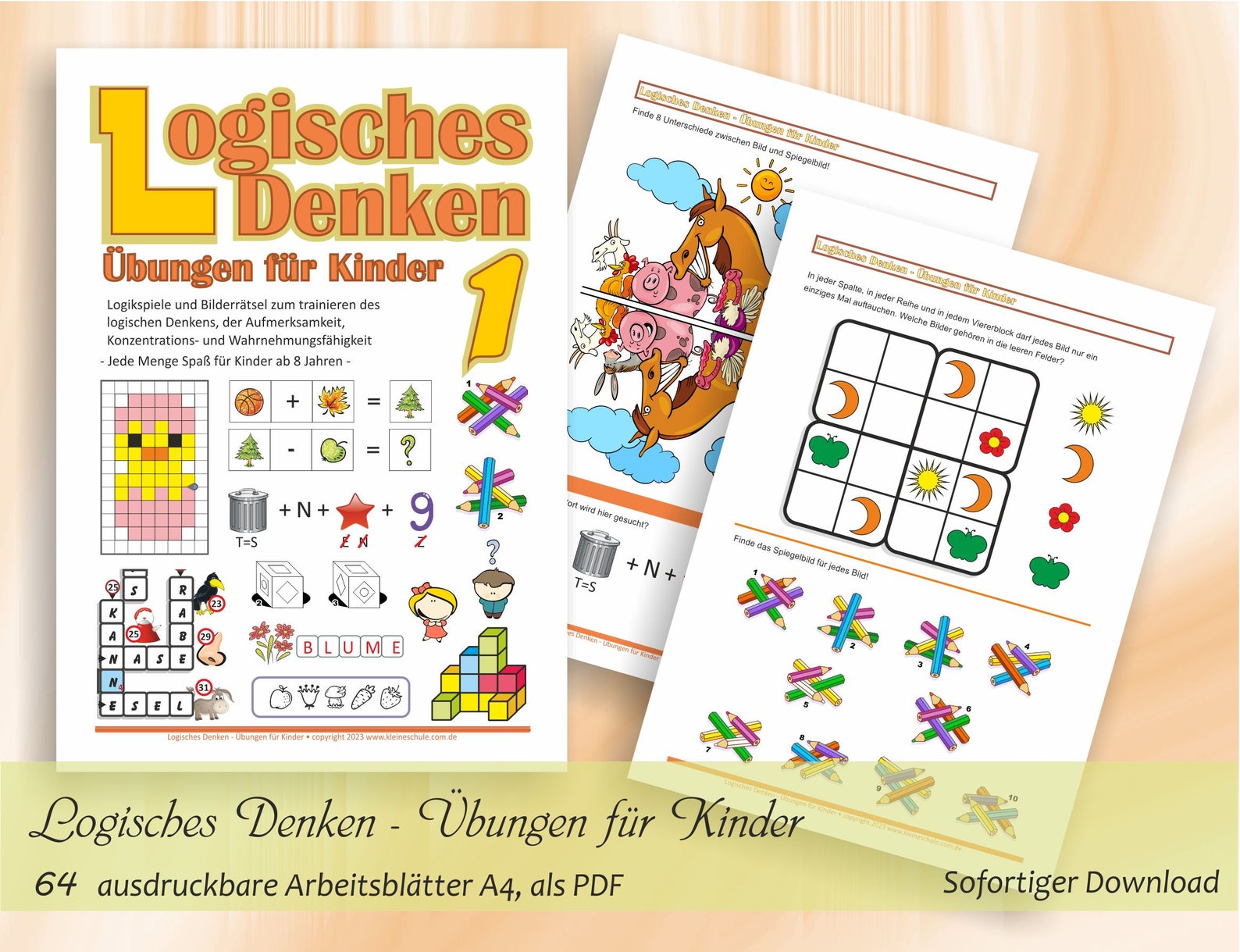 Logisches Denken - Übungen für Kinder - Teil 1 | Übungen zur