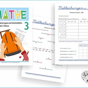 Mathe-Arbeitsblätter für die Grundschule 3. Klasse als PDF zum Ausdrucken