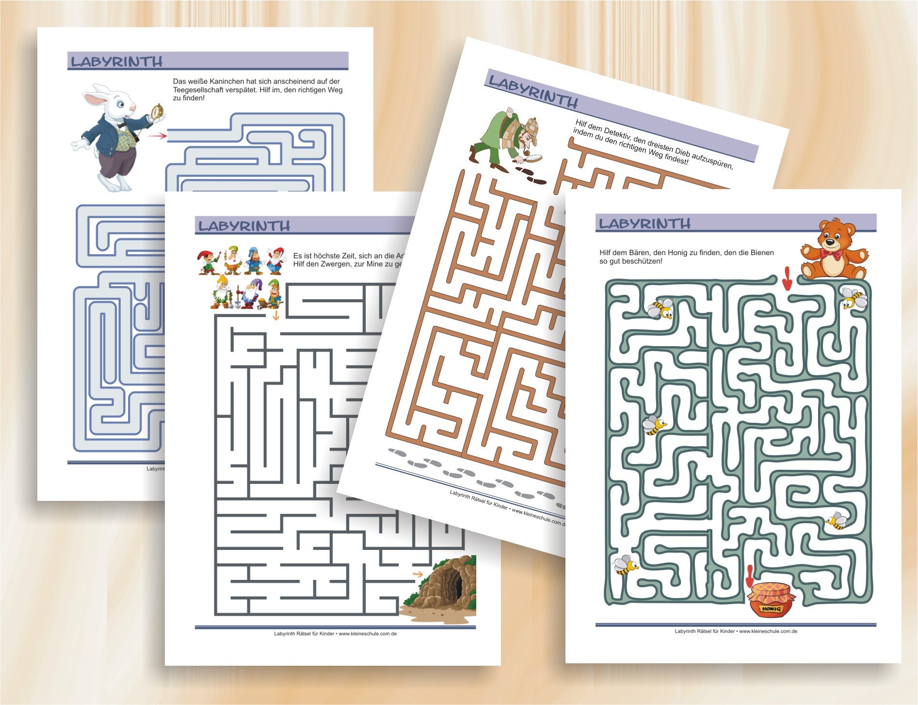 labyrinth rätsel spannende labyrinthe für kinder ab 6 - etsy.de