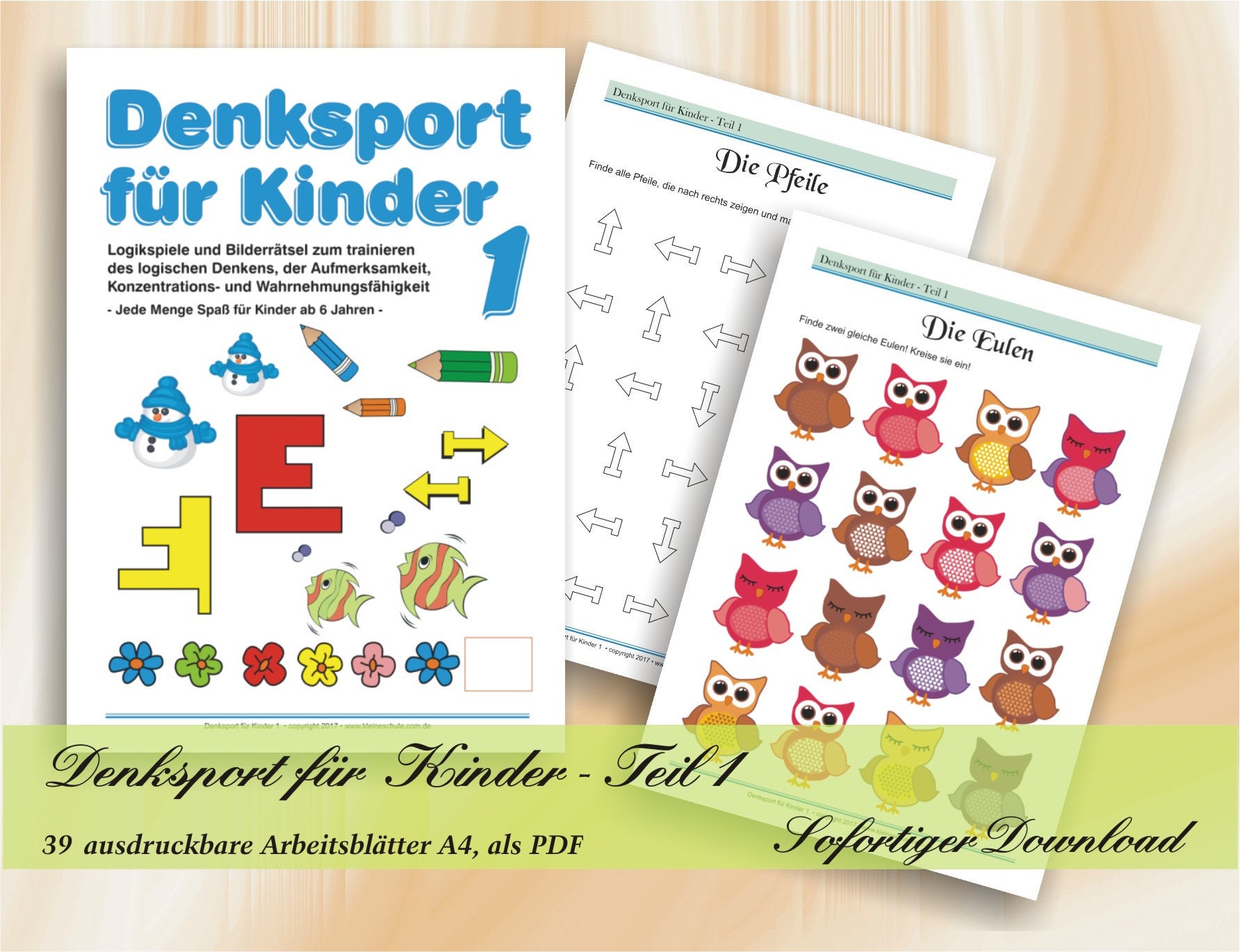 Denksport für Kinder - Teil 1 | Übungen zur Verbesserung des logischen