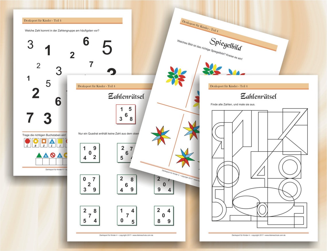 Denksport für Kinder Teil 4 Übungen zur Verbesserung des logischen