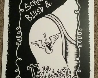 Screwed blued and tattooed. La Bamba. (Free shipping USA only)