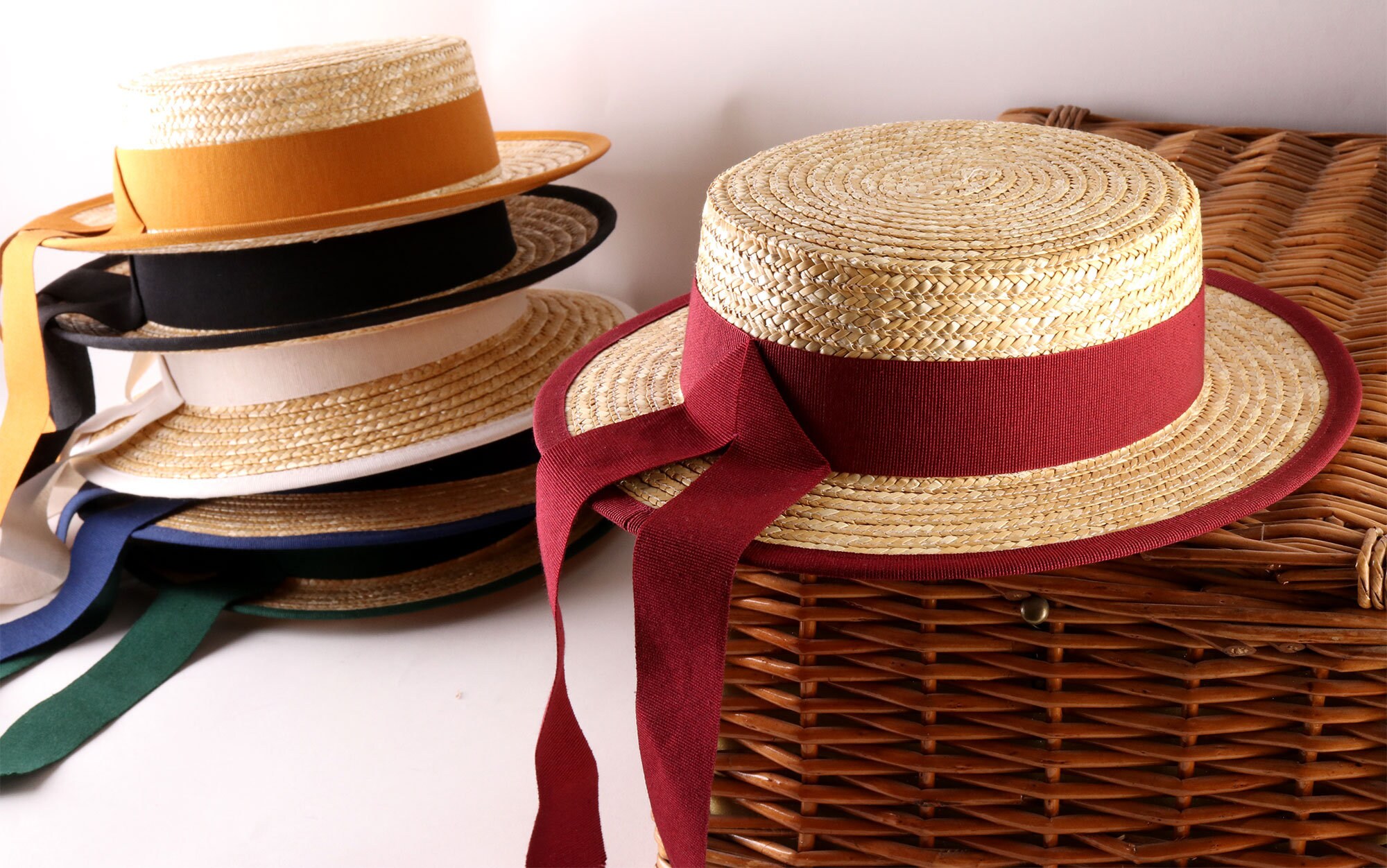 Boater Gondolier Straw Hat Sun and 