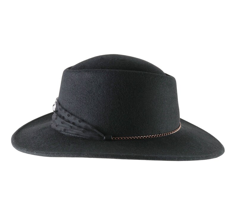 Traveller Felt Crushable Elisa Hat Waterproof Handmade