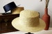 Nude Boater Straw Hat, Sun and summer hat, women's men's 