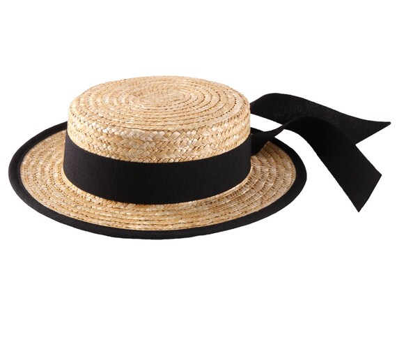Boater Gondolier Straw Hat Sun and 