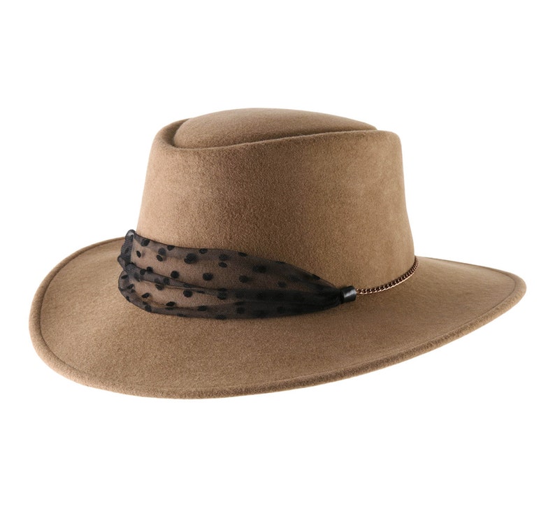 Traveller Felt Crushable Elisa Hat Waterproof Handmade