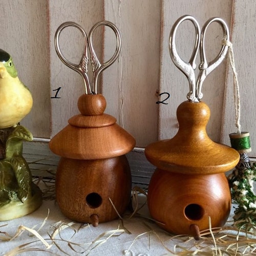 Wood Threads and Scissor Keeper/holder Etsy