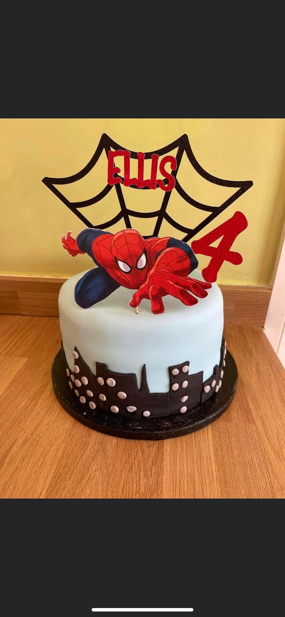 Topper per torta Spider-Man non ufficiale -  Italia
