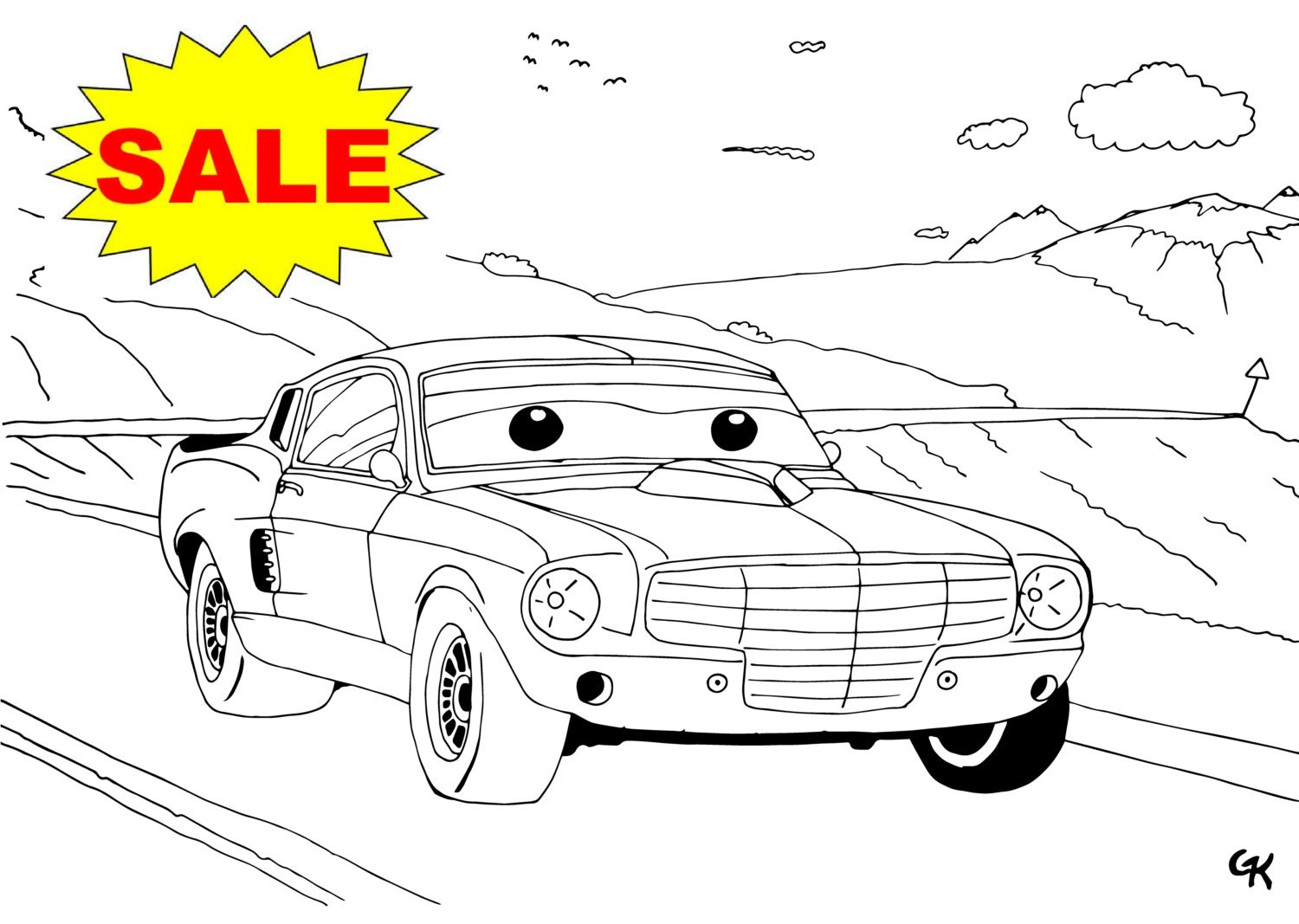 92 Cars King Coloring Pages Best HD - Coloring Pages Printable