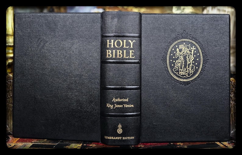 Holy Bible Illuminated Gospels King James Kjv Catholic Christian Bible ...