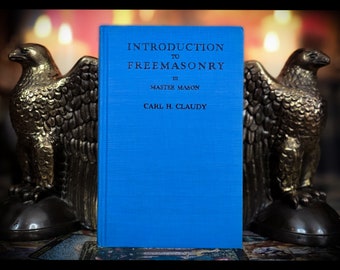 1954 FREEMASONRY Book Ark of the Covenant Masonic Metaphysical Secret Society Mythology Ancient Egypt 33rd Degree Gift Book