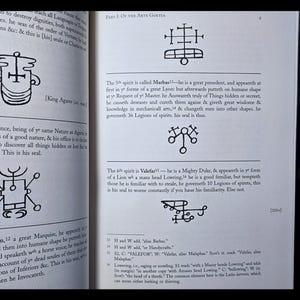 Lesser Key of Solomon Occult Grimoire, Magick Book Necromancy Witchcraft