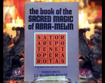 Sacred Magic Witchcraft Book Grimoire Necromancy Magick "Scarce" Divination Clairvoyance Esoteric Astrology Vintage Gift