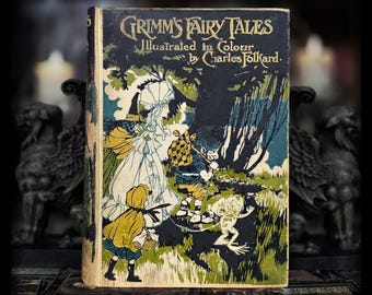 Libro de cuentos de hadas de los hermanos Grimm de 1916, ilustraciones de Charles Folkard.