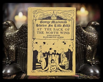 1914 Fairy Tale Book: At the back of the north wind Norwegian Fairy Tales Antique Mythology