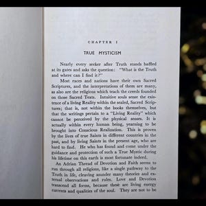 MYSTIC BIBLE Occult Metaphysical Freemasonry Kabbalah Reincarnation Atlantis Mythology Antique Vintage Esoteric Cabala Spiritual Gift