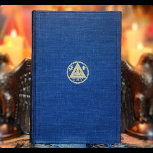 1924 Mysticism of Freemasonry Book Atlantis Knights Templar Book The Holy Grail Masonic Mason Masonry Knights Templars 33rd Degree Gift