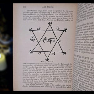 1898 Art Magic Spiritism Occult Book Witchcraft Freemasonry Astrology Magic Grimoire