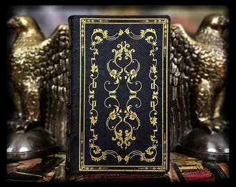 1848 Holy Prayer Book Spiritual Psalms of David Antique Bible Collectors Christian Catholic