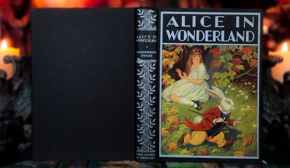 1938 Alice in Wonderland Book: Milo Winter Illustrations, Antique