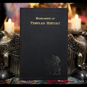 1944 KNIGHTS TEMPLAR Book Freemasonry (SIGNED Rare) Metaphysical Masonic Vintage Masonry Book Knights of Malta Mason Gift Book