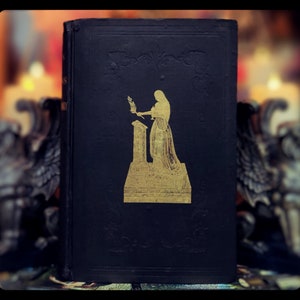 1852 Freemasonry Book Occult The All Seeing Eye Masonic Illuminati Collectors Antique Secret Society Gift Occult Book Esoteric Metaphysical