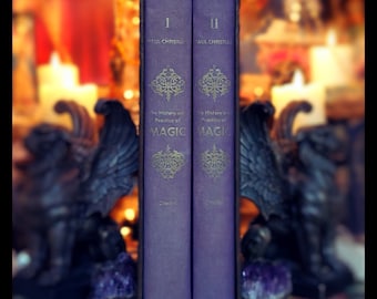 1963 MAGIC DIVINATION WITCHCRAFT Occult Book Set  Necromancy Astrology Grimoire Ancient Magic Divination Clairvoyance Vintage Supernatural