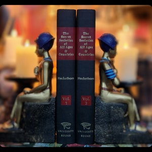SECRET SOCIETIES Illuminati Book Freemasonry Templars Masonic Masonry The Druids Ancient Egypt Vintage Mythology Initiation Gift Book set