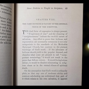 1895 Spiritual Book Enoch Signed Bible Genre Christian Jesus Entire Sanctification Rev W. Jones