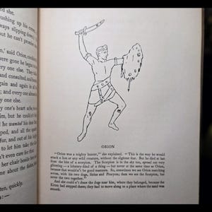 1910 Star People Fairy Tale Book Zodiac Astrology Antique Greek Mythology Book Astronomy Magic Art Artwork