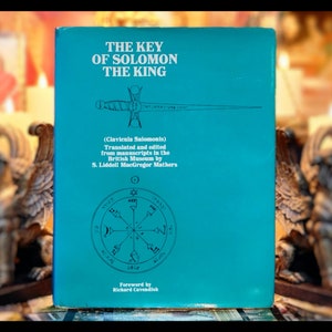 GRIMOIRE SPELLS WITCHCRAFT Book Key of Solomon Metaphysical Necromancy "Rare" Divination Astrology Esoteric Magic Herbal Lore Vintage Book